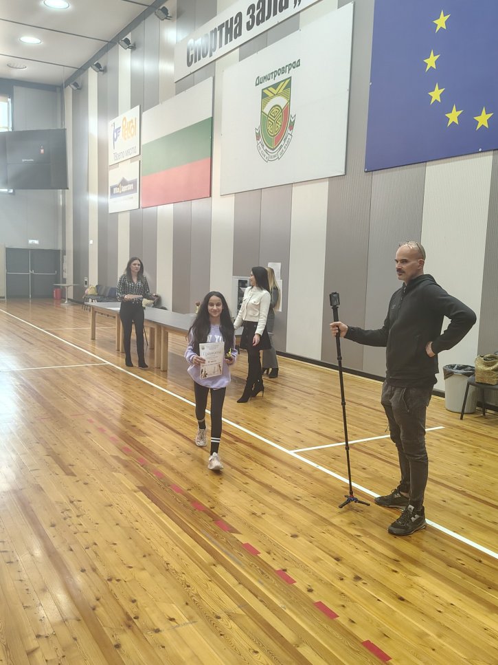 Награждаване на учениците в Общинските ученически игри