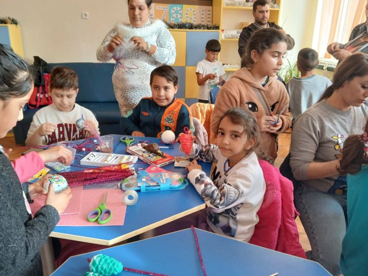 Коледна работилница с ученици и родители