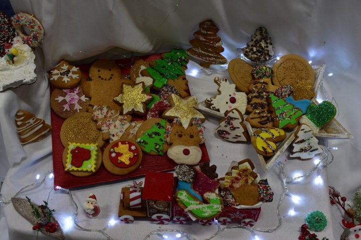 Коледна украса в ОбУ „Св. св. Кирил и Методий“, гр. Димитровград