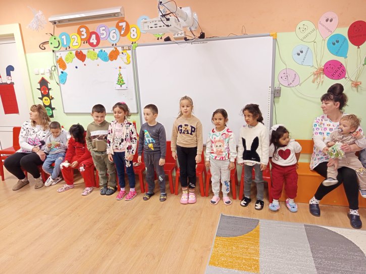 Посещение на учениците от 4. клас в детска градина 