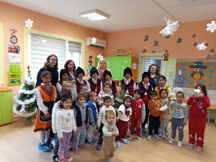 Посещение на учениците от 4. клас в детска градина 