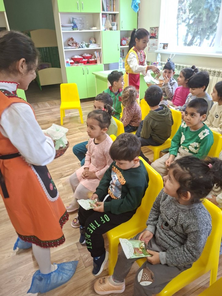 Посещение на учениците от 4. клас в детска градина 