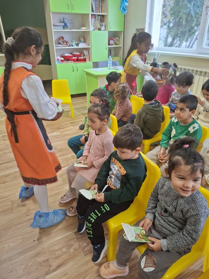Посещение на учениците от 4. клас в детска градина 