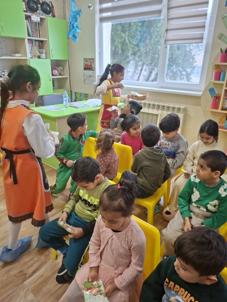 Посещение на учениците от 4. клас в детска градина 