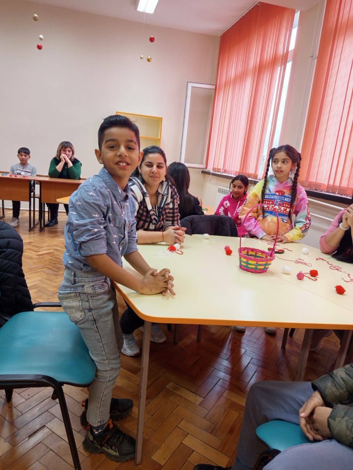 Работилница за мартеници с родители и ученици.