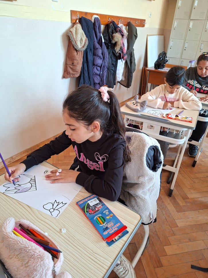 Лалета за мама – творческа инициатива на ученици от 2. клас.