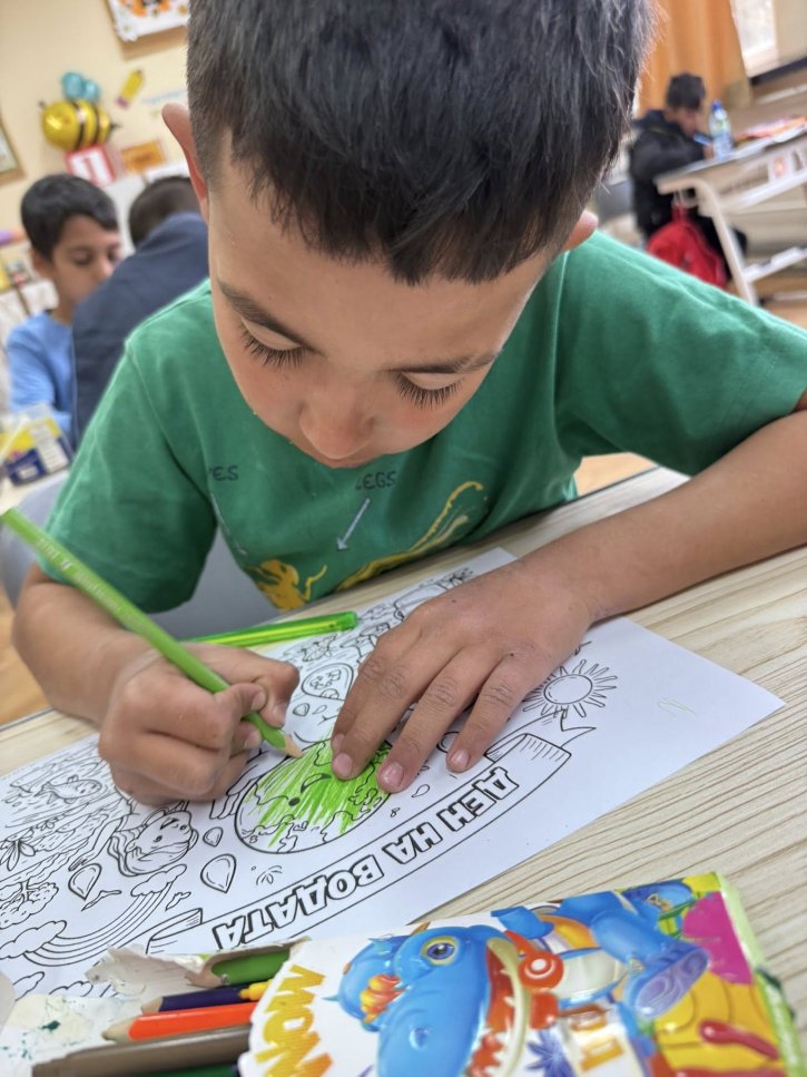 Ученици от ЦДО 1–2 клас отбелязаха Световния ден на водата.