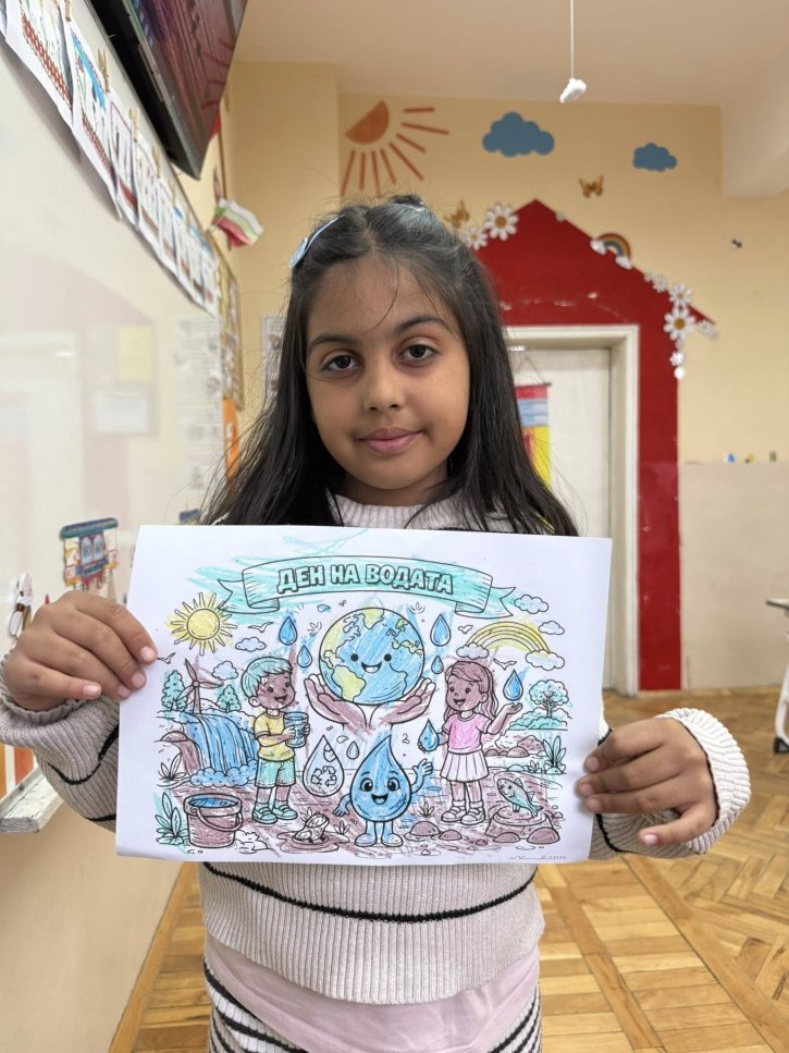 Ученици от ЦДО 1–2 клас отбелязаха Световния ден на водата.