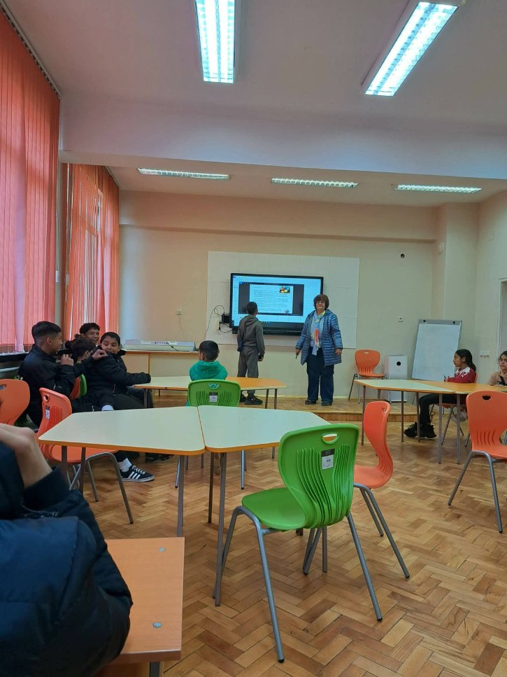 Интердисциплинарен урок в 4. и 10. клас по повод „Походът на книгата“.