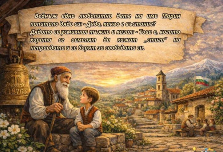 Интерактивен урок по БЕЛ, посветен на „Походът на книгата“ и 150 години от Априлското въстание