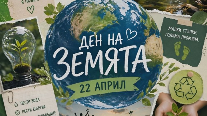 Учениците от клуб „На ти с IT“ отбелязаха Деня на Земята с дигитален проект.