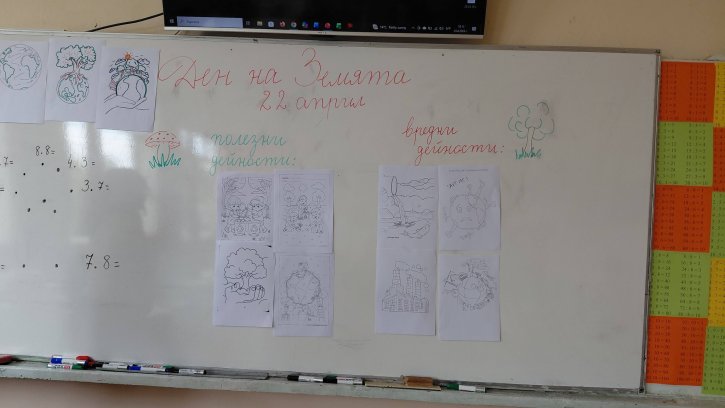 Денят на Земята през погледа на учениците от 2. клас.