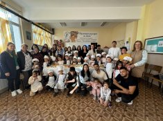 Нашите малки гости от детската градина