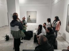 Посещение на ученици от 5., 6. и 7. клас в художествена галерия „Петко Чурчулиев“