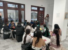 Посещение на ученици от 5., 6. и 7. клас в художествена галерия „Петко Чурчулиев“