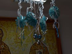 Коледна украса в ОбУ „Св. св. Кирил и Методий“, гр. Димитровград