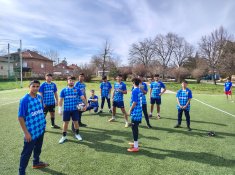 Футболен мач по НП „Заедно в изкуствата и в спорта“ с гости от ФК