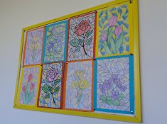 Пролетно настроение и цветна украса в начален етап.