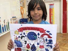 Ученици от ЦДО 1–2 клас отбелязаха Световния ден на водата.