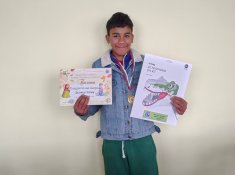 Награди за наши ученици в общински конкурс за илюстрация на приказка.