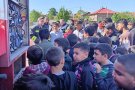 Учебна евакуация с районна служба 