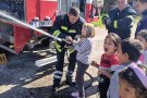 Учебна евакуация с районна служба 