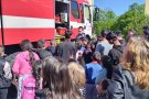 Учебна евакуация с районна служба 
