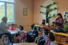 Посещение на библиотеката в училище.