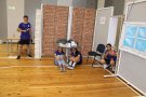 Достойно представяне на ученици от 7. клас в състезанието „Млад спасител“.