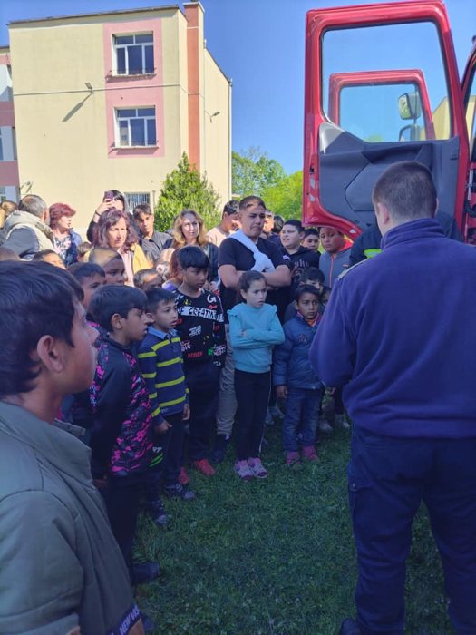 Учебна евакуация с районна служба 