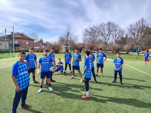 Футболен мач по НП „Заедно в изкуствата и в спорта“ с гости от ФК 