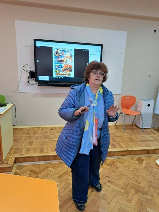 Интердисциплинарен урок в 4. и 10. клас по повод „Походът на книгата“.